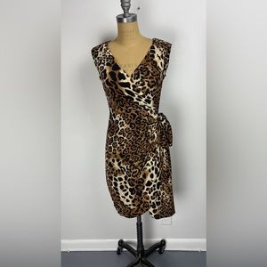 Nanette Lepore faux silk wrap dress